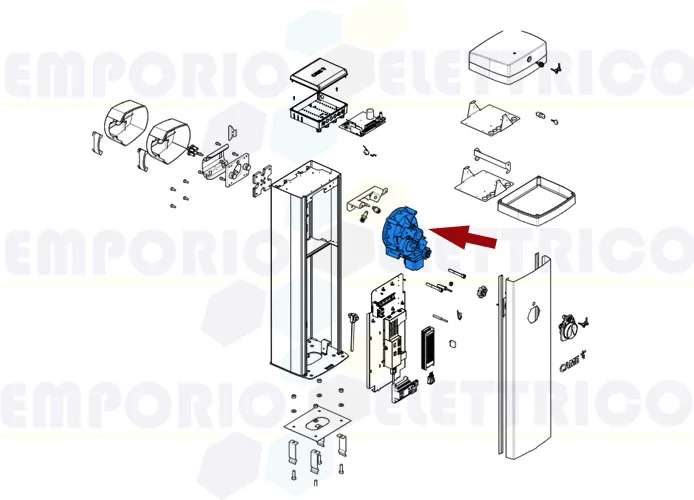 came repuesto motorreductor barrera gpx40mgc 88003-0094