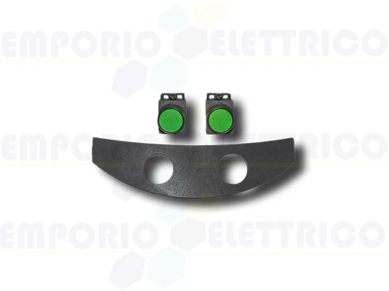 beninca set 2 pulsadores verdes para caja lb kpo 9855001