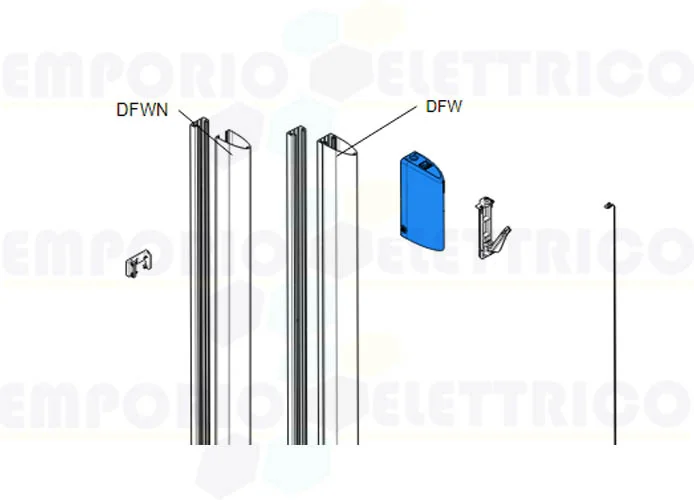 came repuesto tapones borde sensible 2 pz df dfw dfwn 119rir225 rir225