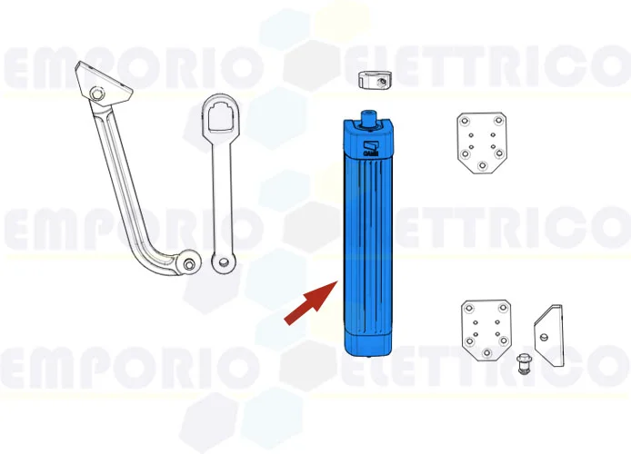 came repuesto motorreductor f500 no brazos 88001-0241