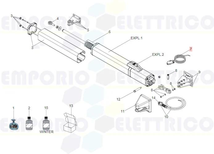 faac repuesto encoder s450h 63001875