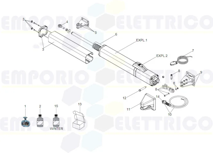 faac página repuestos para motor s450h cbac