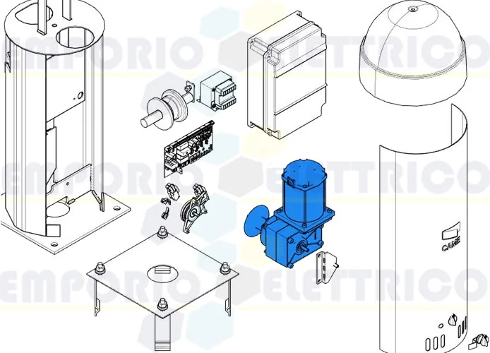 came repuesto motorreductor cat-x24 24v 119rix024