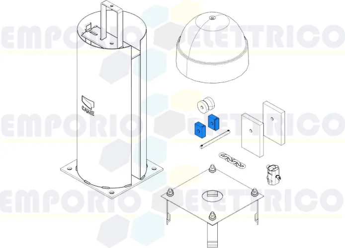 came ricambio pattini scorrimento contrappeso cat-i 119rix019