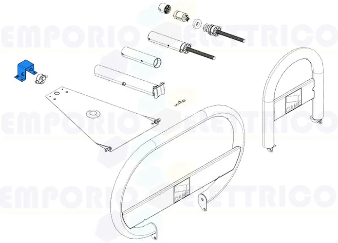 came repuesto soporte de fijación motor unipark 119riu002