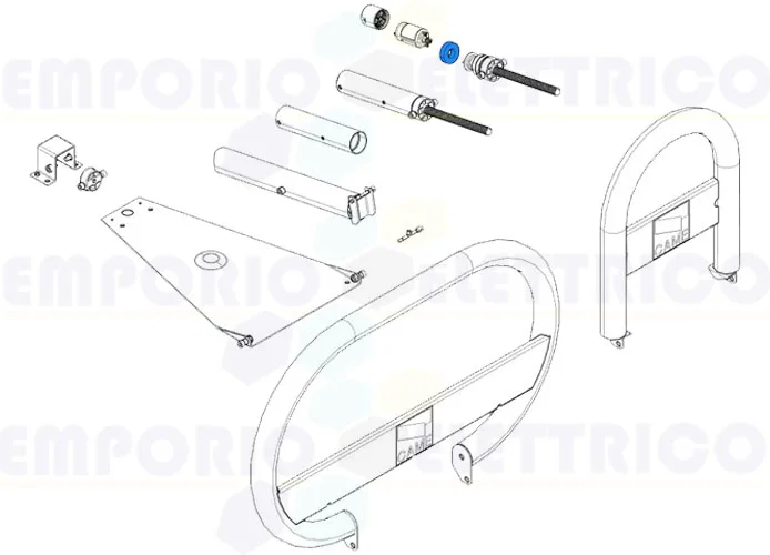 came ricambio ammortizzatore unipark 119riu017