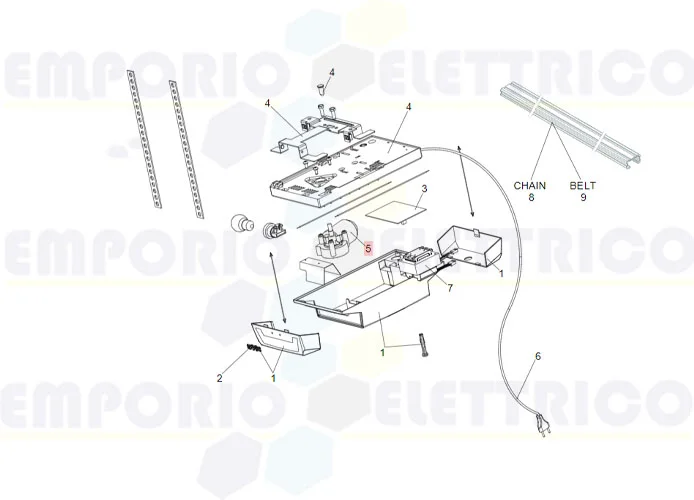 faac repuesto motor d700 hs 63002415