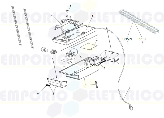 faac página repuestos para motor d700hs