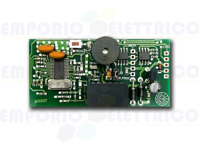 vds receptor 1 canal enchufable 433mhz rolling code srt-mini e062