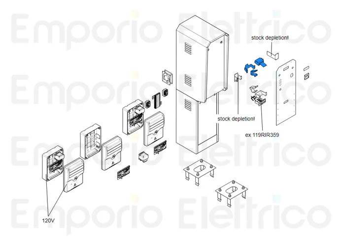 came repuesto original lector barcode nlv-4001 con soportes119rir358