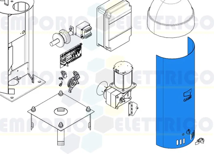 came ricambio coperchio anteriore cat-x 88003-0172 (ex code 119rix012)